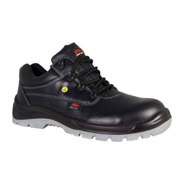 Universal - Anti-Static Safety Shoes - Black, Gray, Red Trim - Size Notes [Malaysia Only]