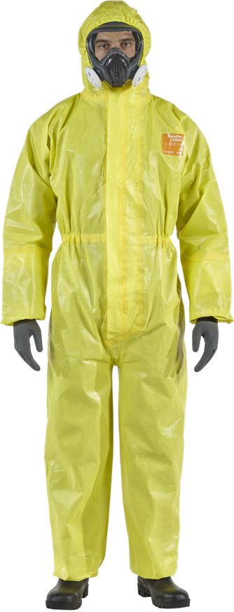 Ansell AlphaTec 3000 Hooded Chemical Protective Coverall