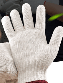 Anmeishang - Cotton Yarn Gloves 500G (120 pairs per pack, please order in multiples of 120)
