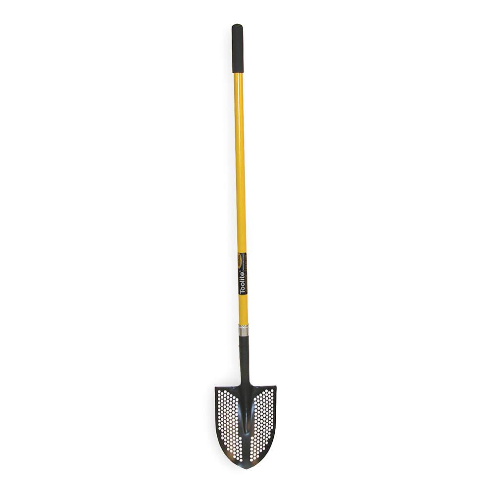 Lanshi 210383 Pointed Mud Qiu, Iron Shovel, Manganese Steel Shovel, Agricultural Iron Shovel, Shovel, 1.2M Locust Wood Pole, Flat Mud Qiu